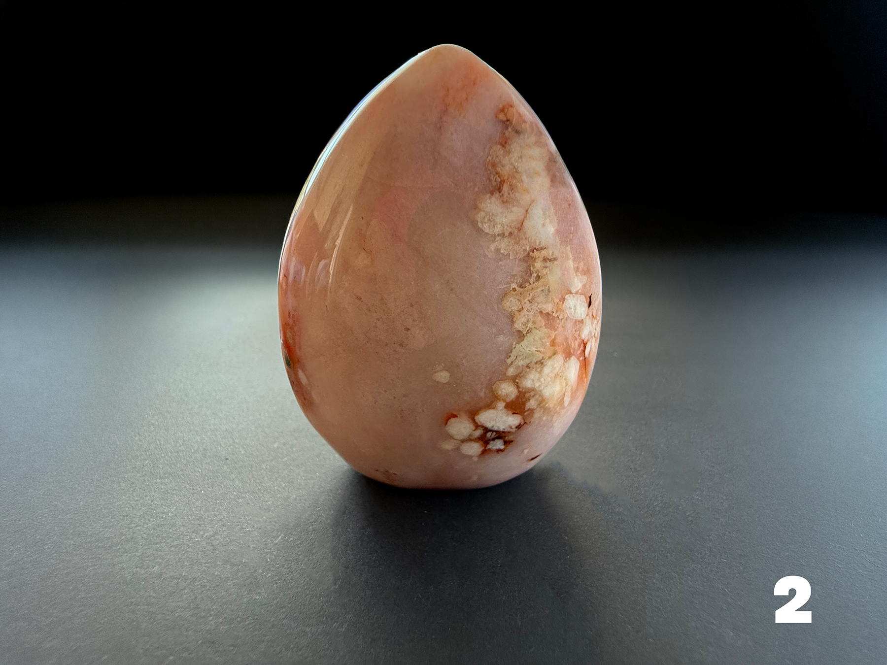 Carnelian Flower Agate Flames