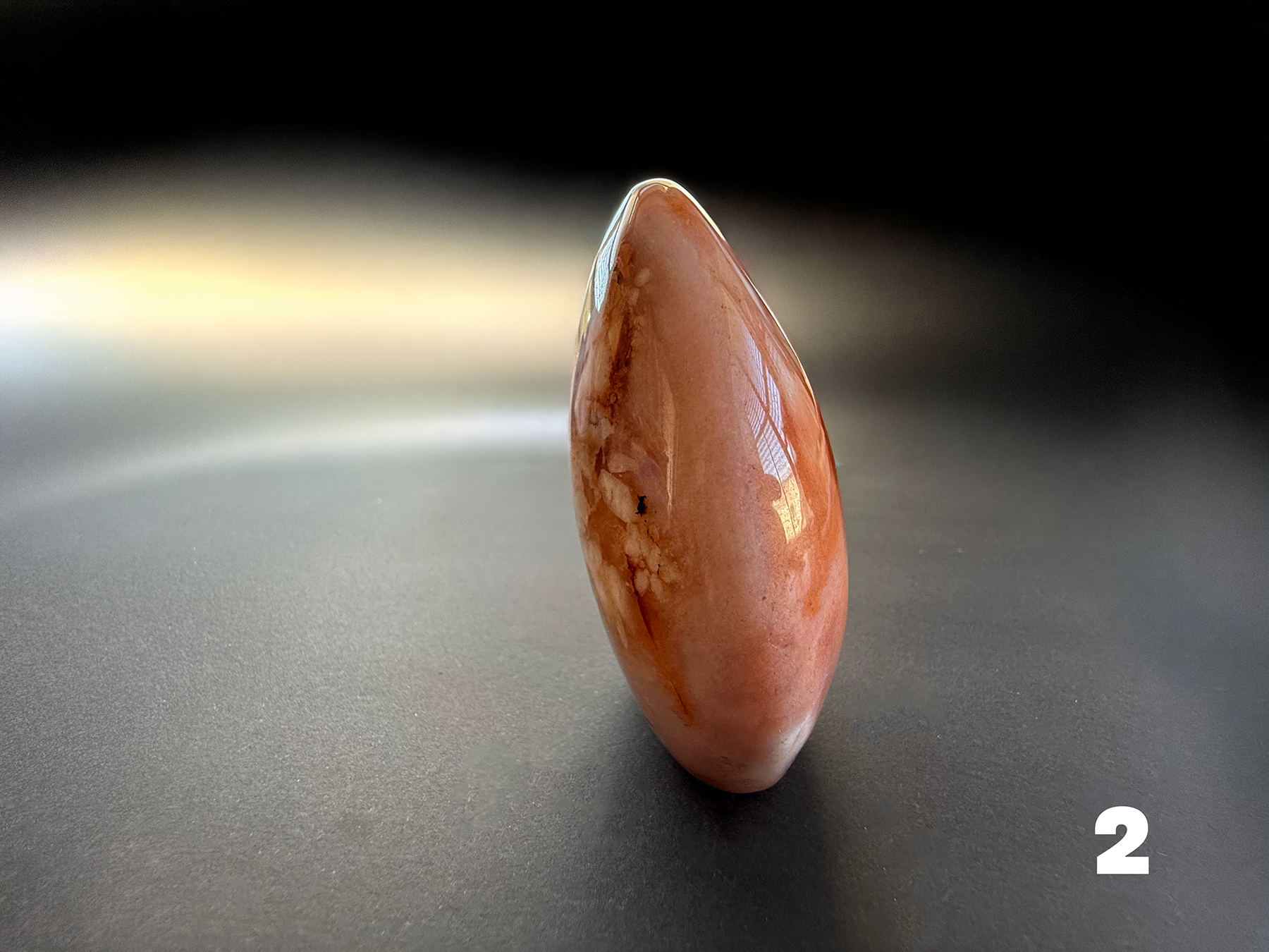 Carnelian Flower Agate Flames