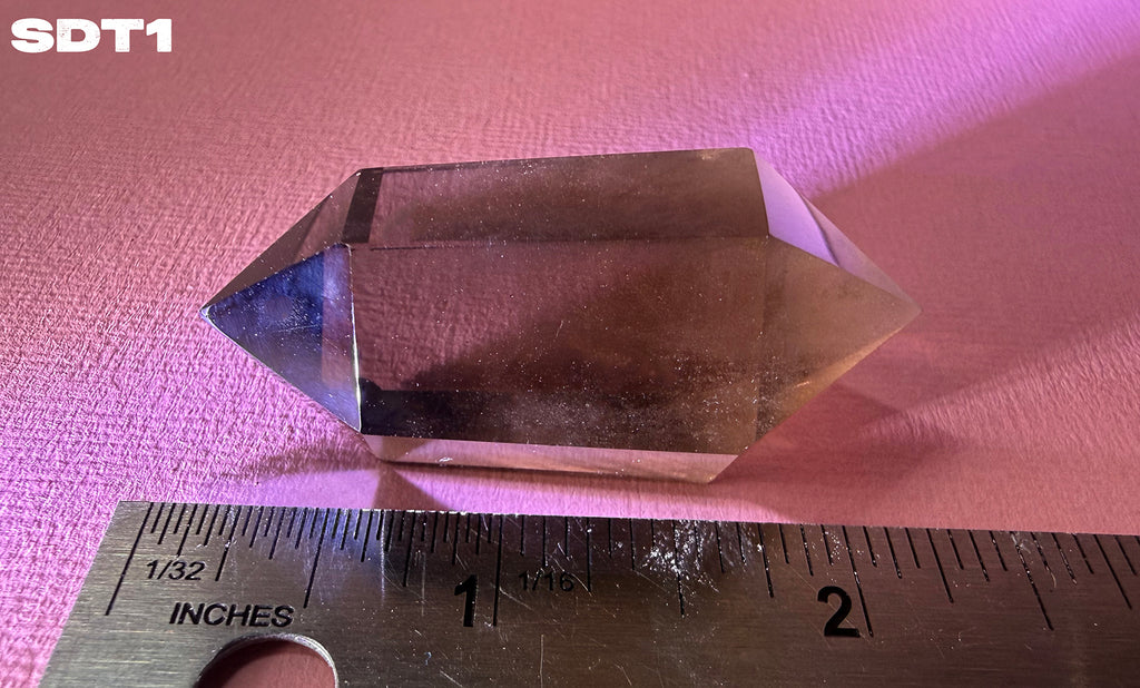 Cut and Polished Double-Terminated Quartz Point Cystals selection