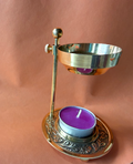 Brass Adjustable Resin Burner - Burn Resin w/o Charcoal