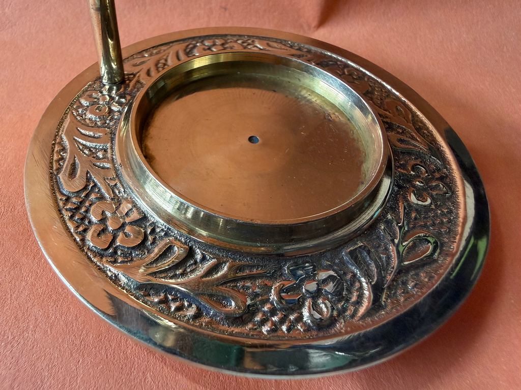 Brass Adjustable Resin Burner - Burn Resin w/o Charcoal