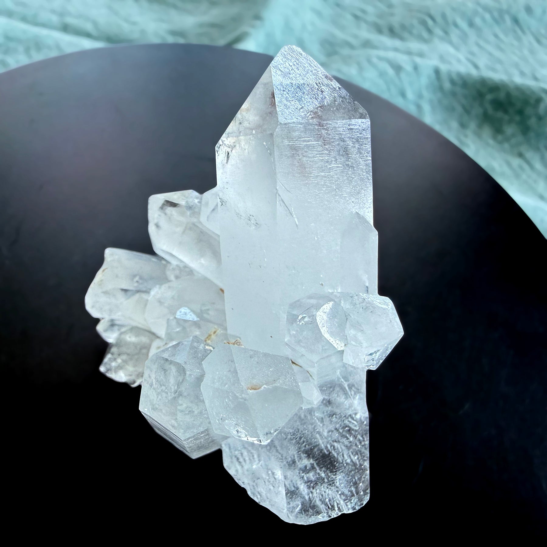 Clear Quartz Clusters & Point Trio Lot 6