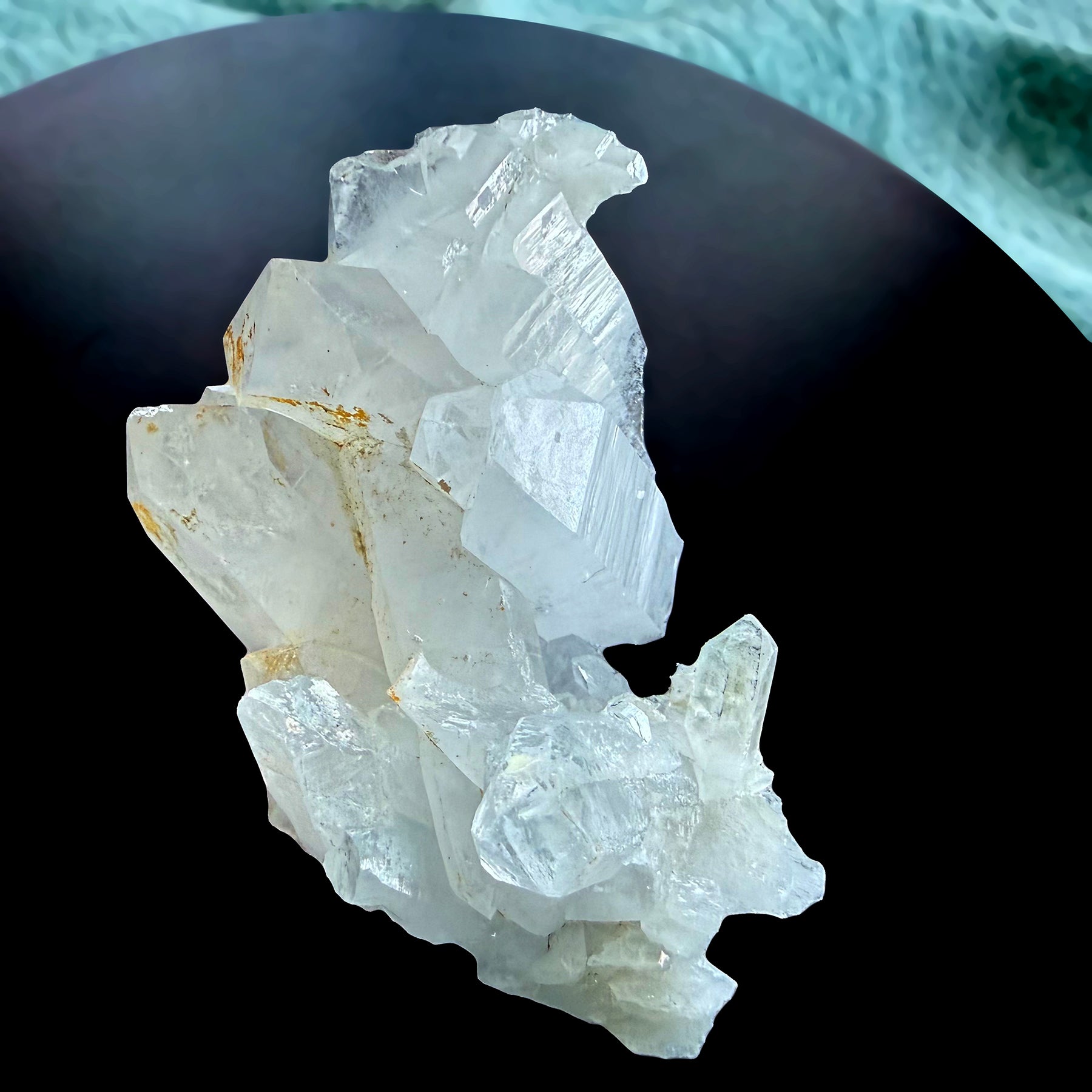Clear Quartz Clusters & Point Trio Lot 6