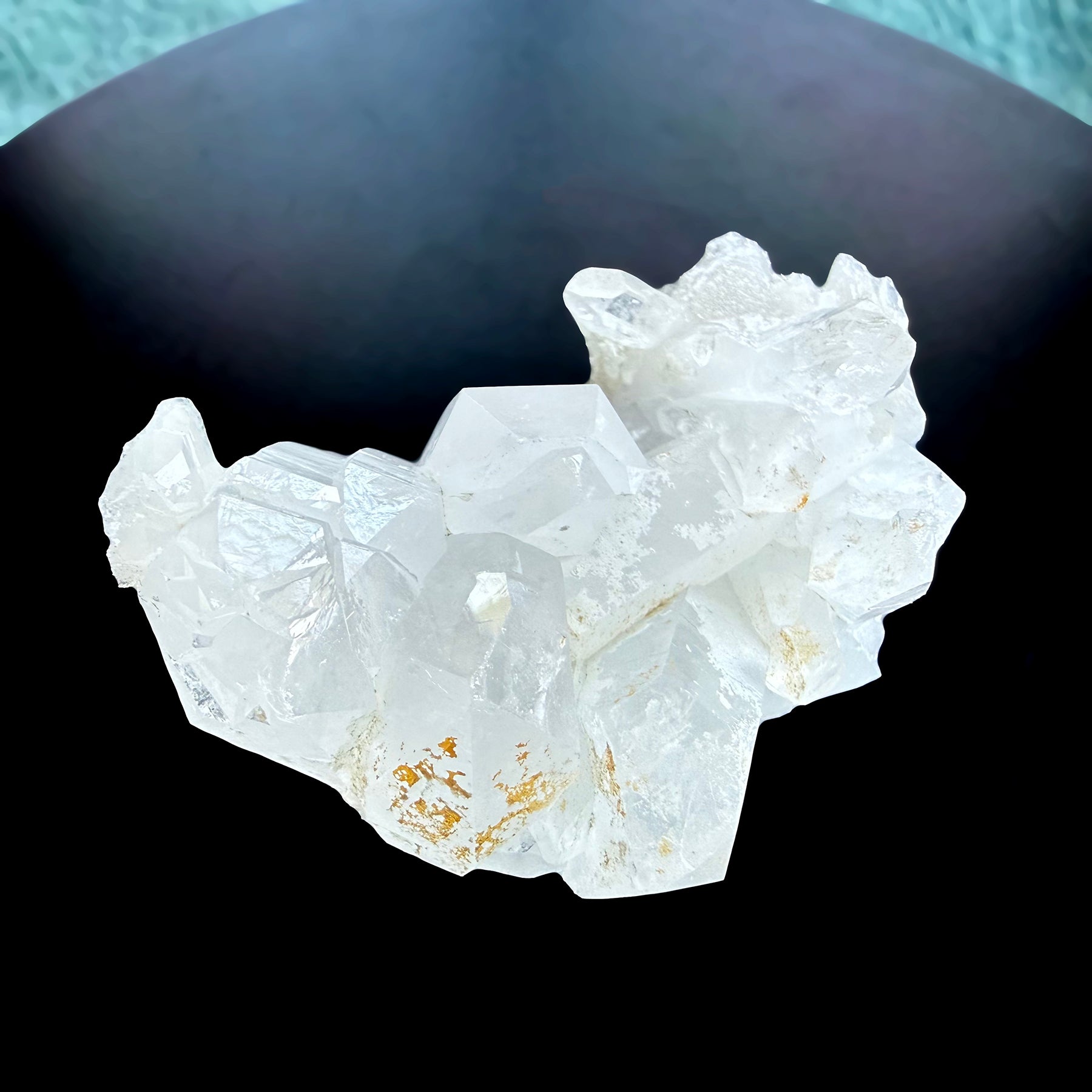 Clear Quartz Clusters & Point Trio Lot 6
