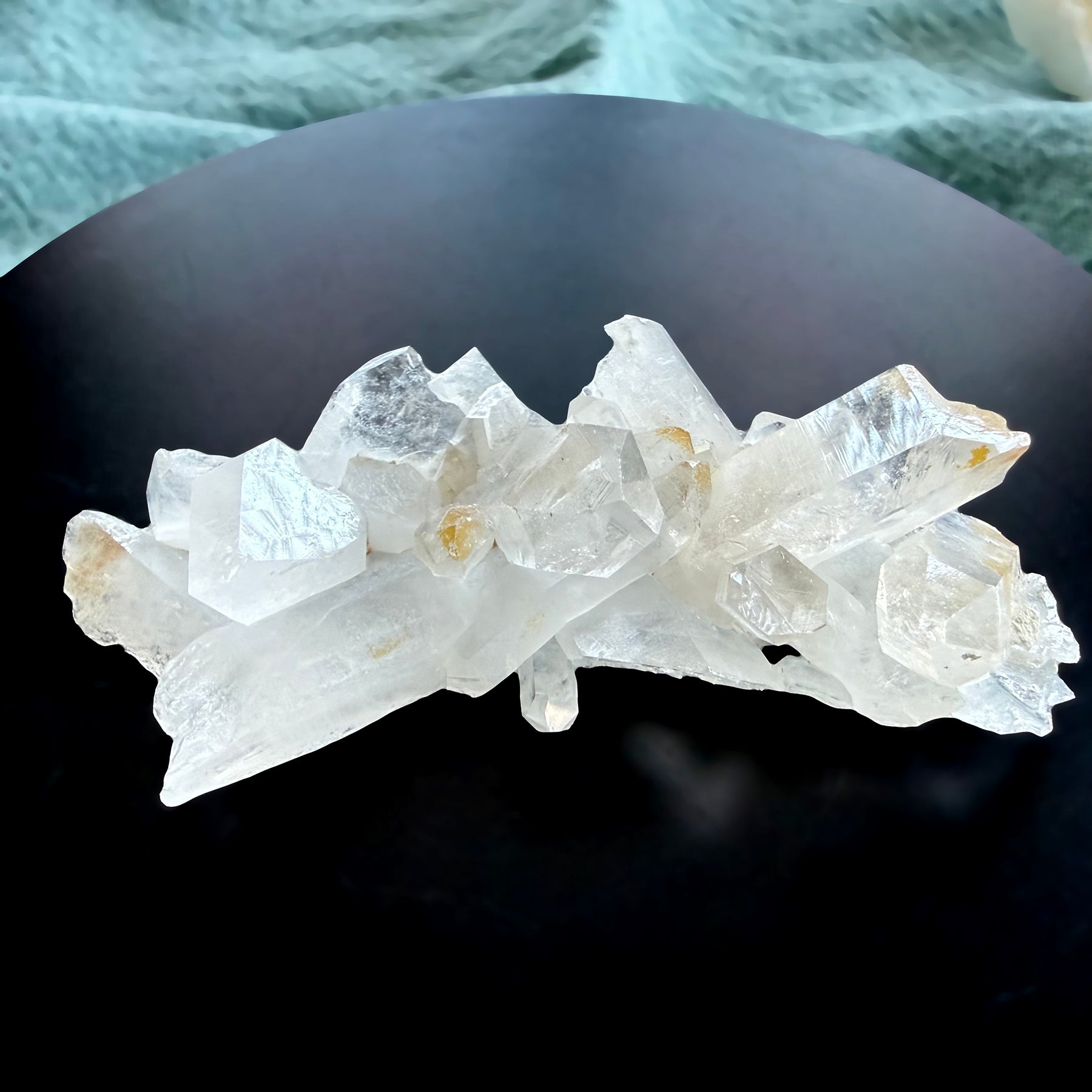 Clear Quartz Clusters Trio Lot 7