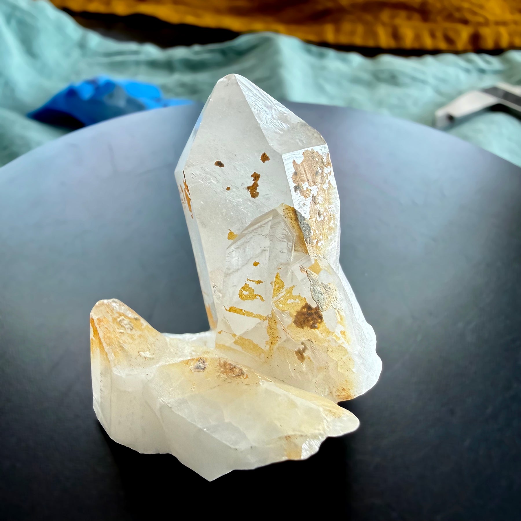 Clear Quartz Clusters Trio Lot 7