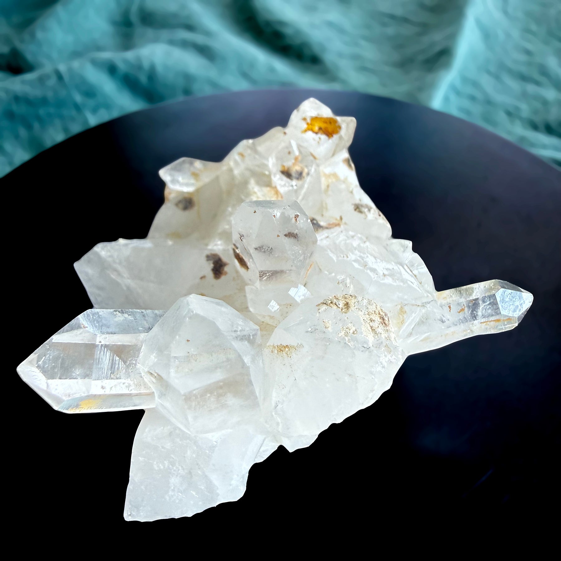 Clear Quartz Clusters Trio Lot 8