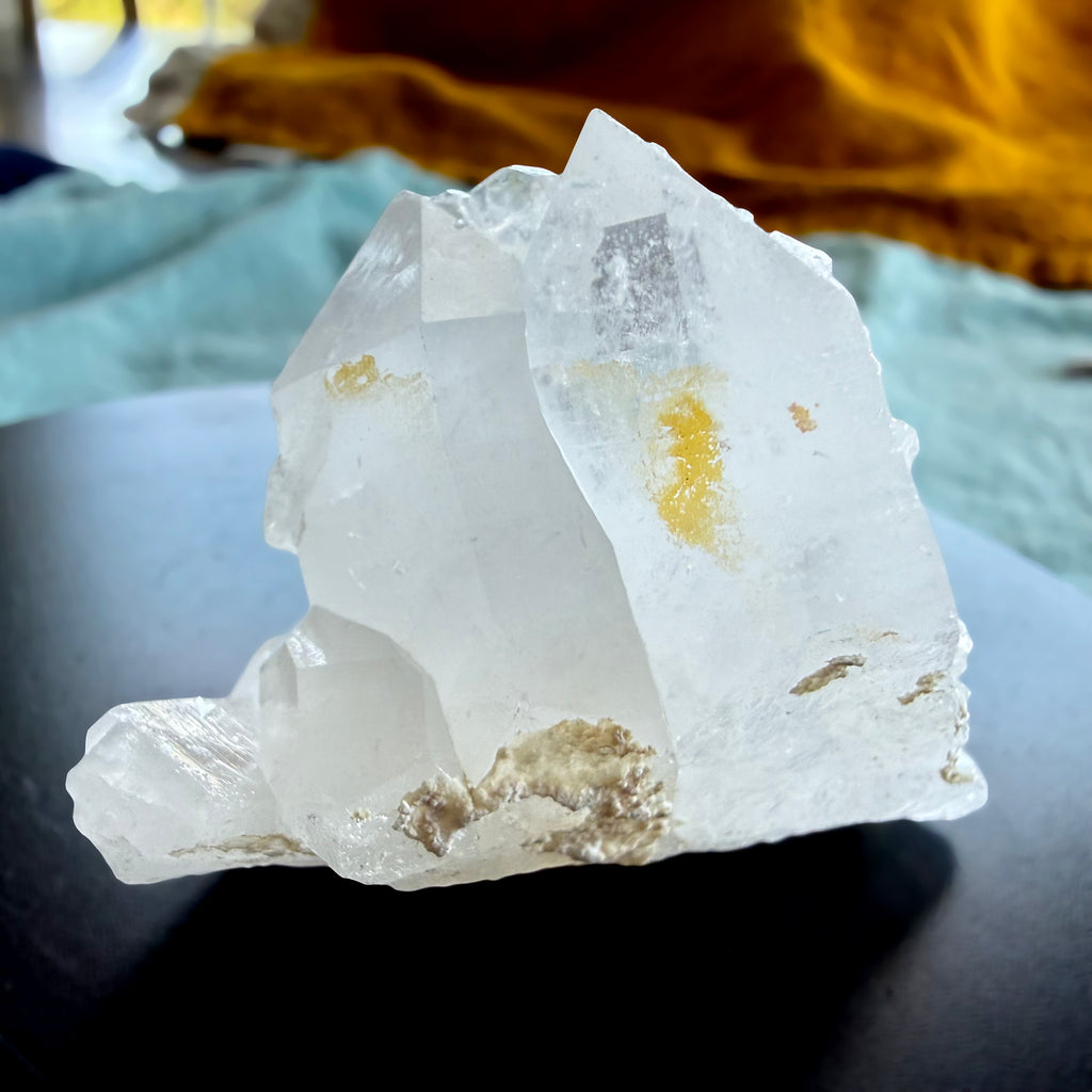 Clear Quartz Clusters Trio Lot 8