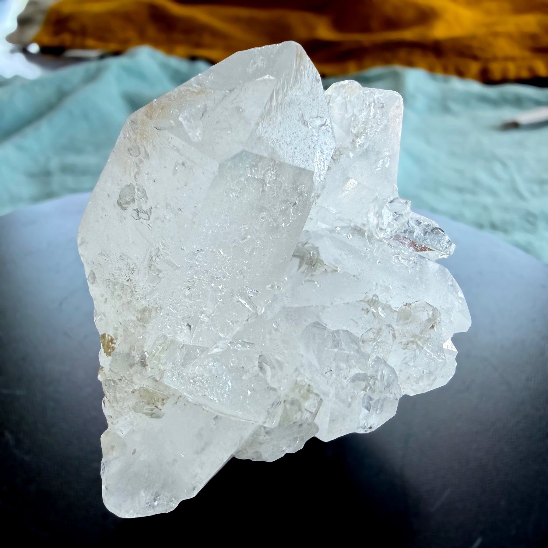 Clear Quartz Clusters Trio Lot 8