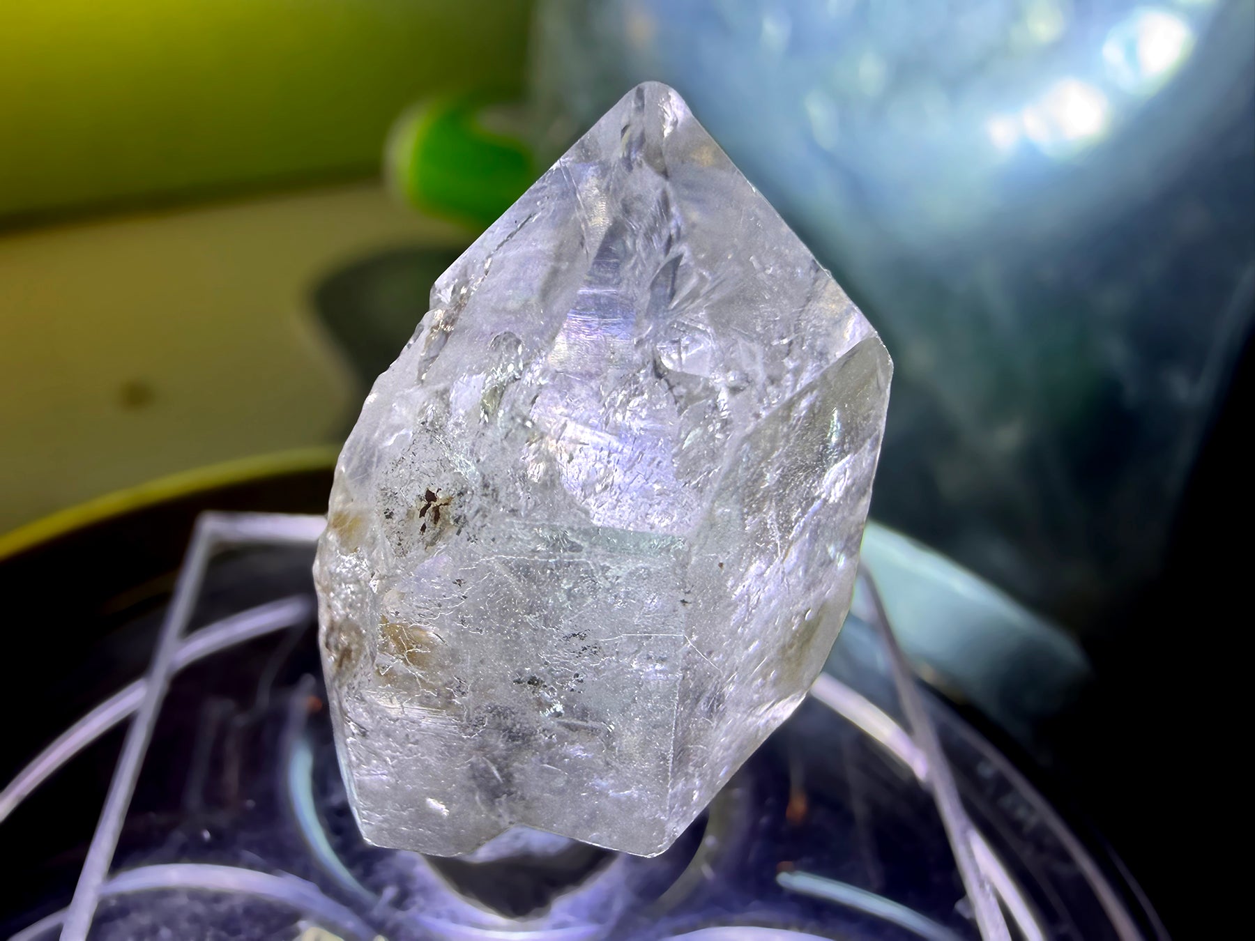Herkimer Diamond single, Triple Terminated, 4g From Fonda New York _HERK730-12