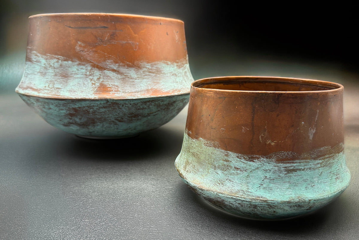 Patina Copper Bowls