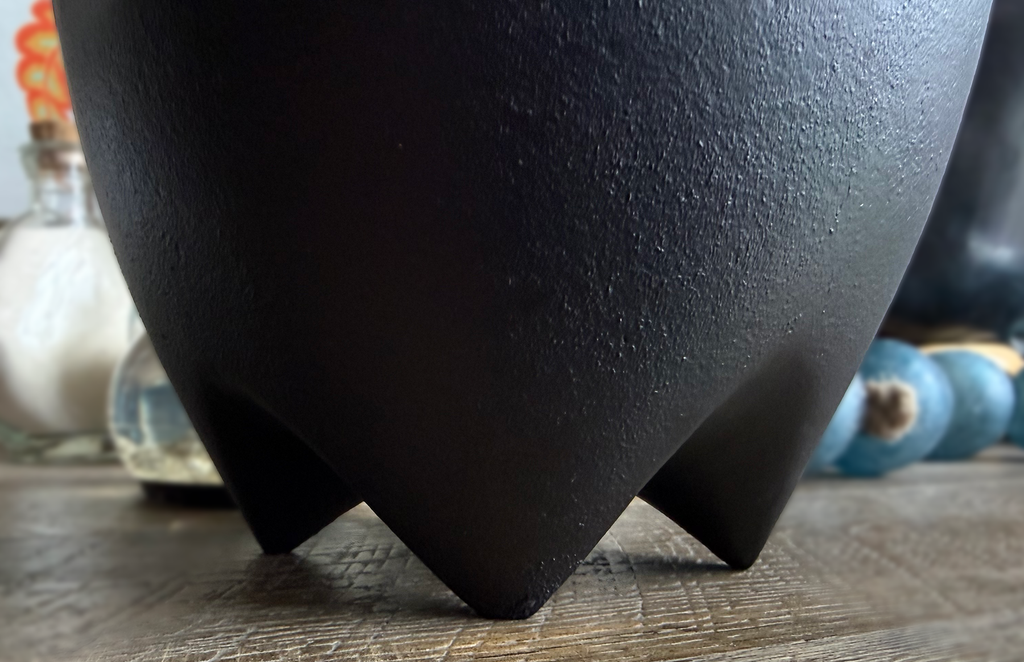 Four-Footed Cast Iron Offering Bowl