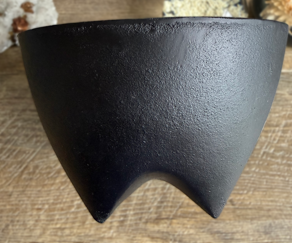 Four-Footed Cast Iron Offering Bowl
