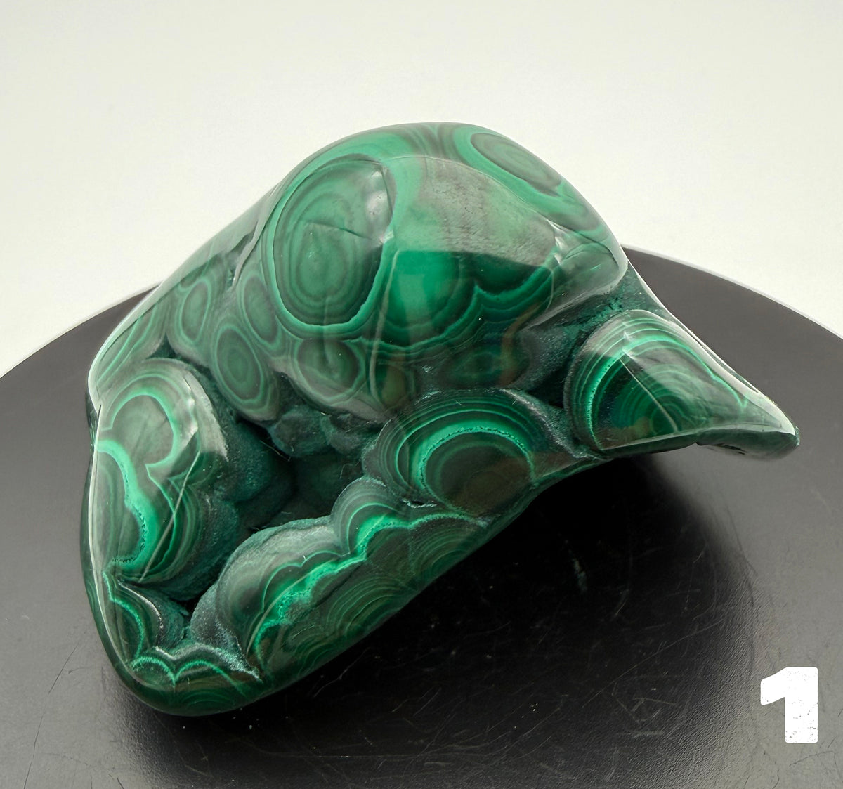 Malachite (polished) from the Democratic Republic of Congo