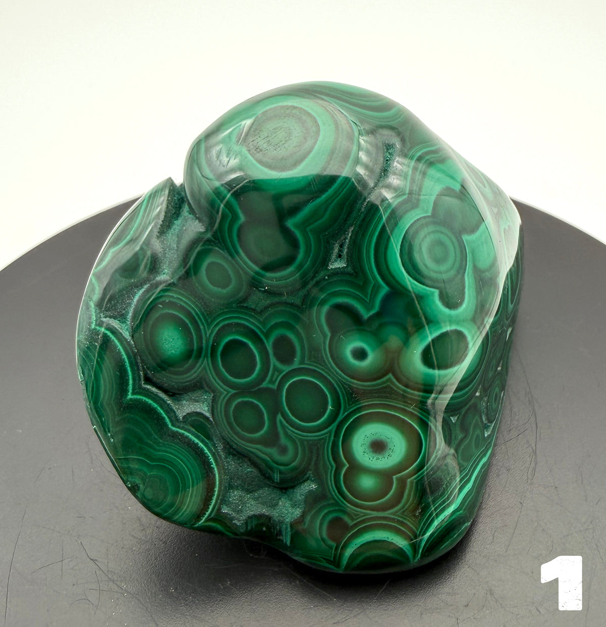 Malachite (polished) from the Democratic Republic of Congo