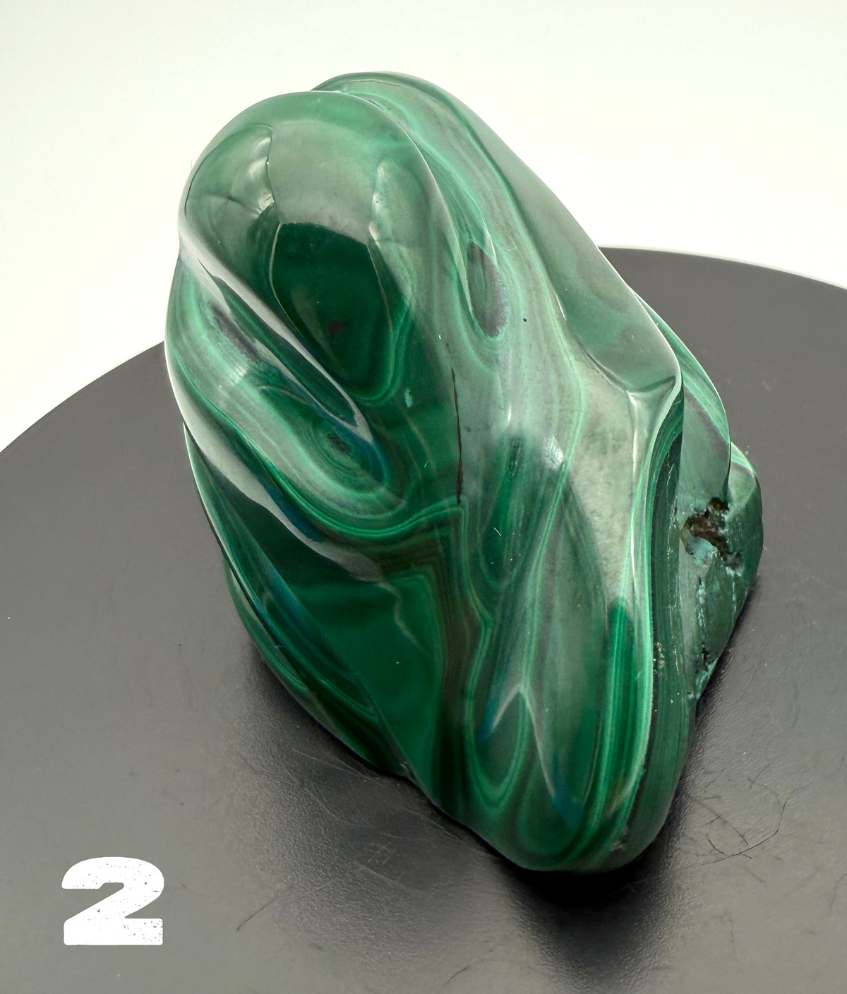 Malachite (polished) from the Democratic Republic of Congo