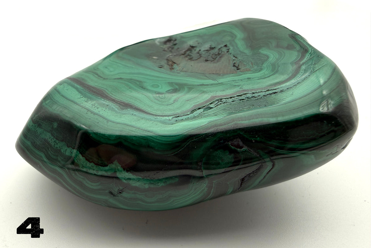 Malachite (polished) from the Democratic Republic of Congo