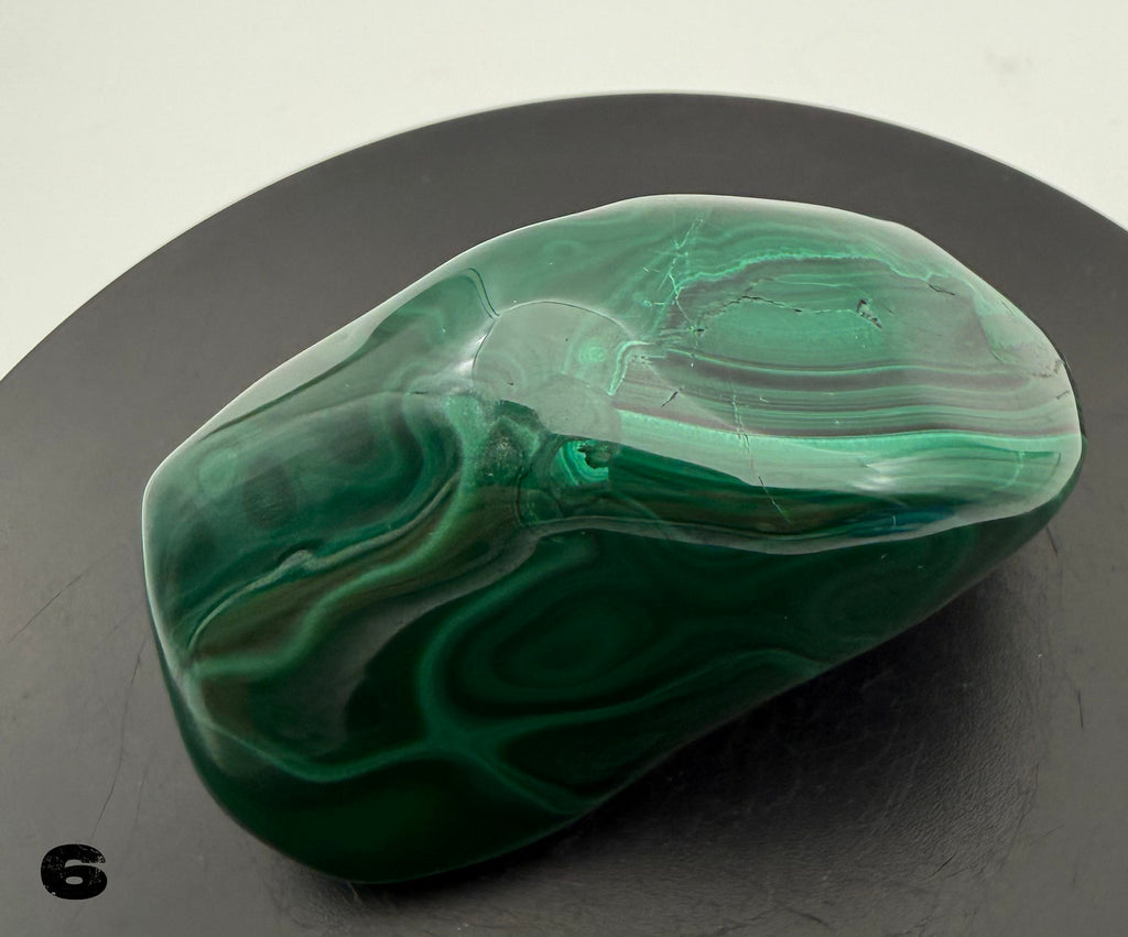 Malachite (polished) from the Democratic Republic of Congo