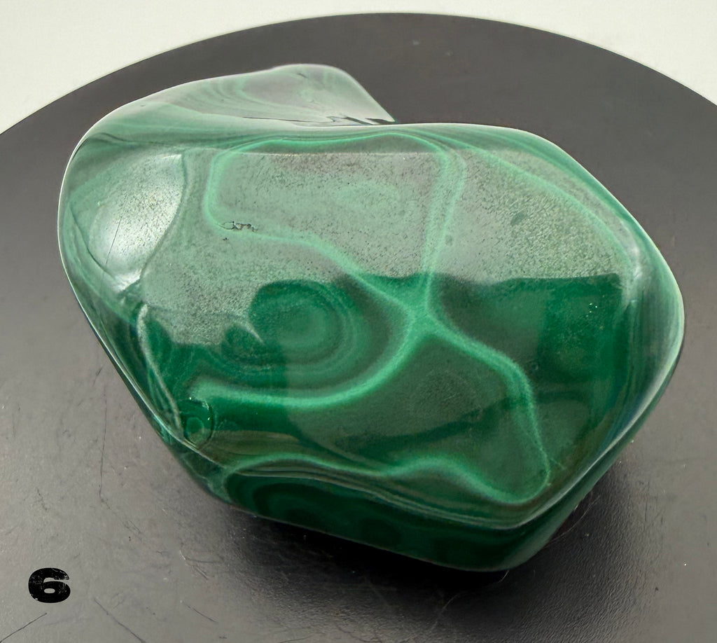 Malachite (polished) from the Democratic Republic of Congo