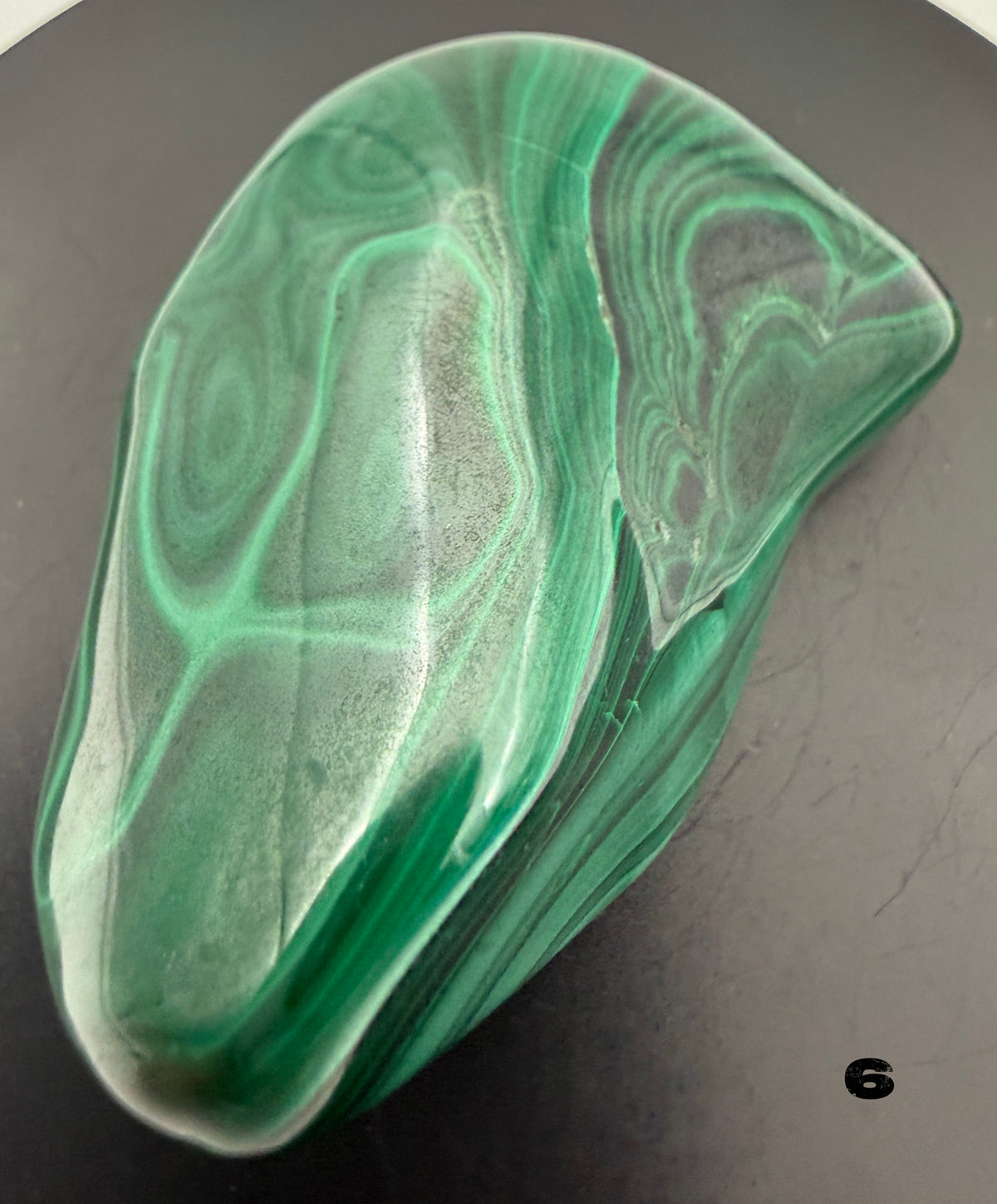 Malachite (polished) from the Democratic Republic of Congo