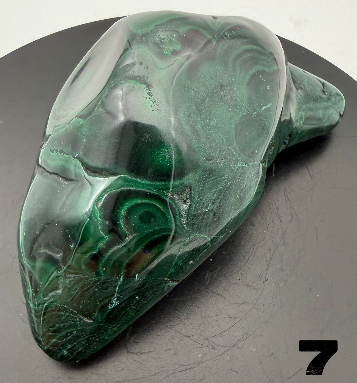 Malachite (polished) from the Democratic Republic of Congo