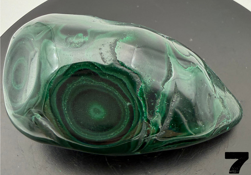 Malachite (polished) from the Democratic Republic of Congo