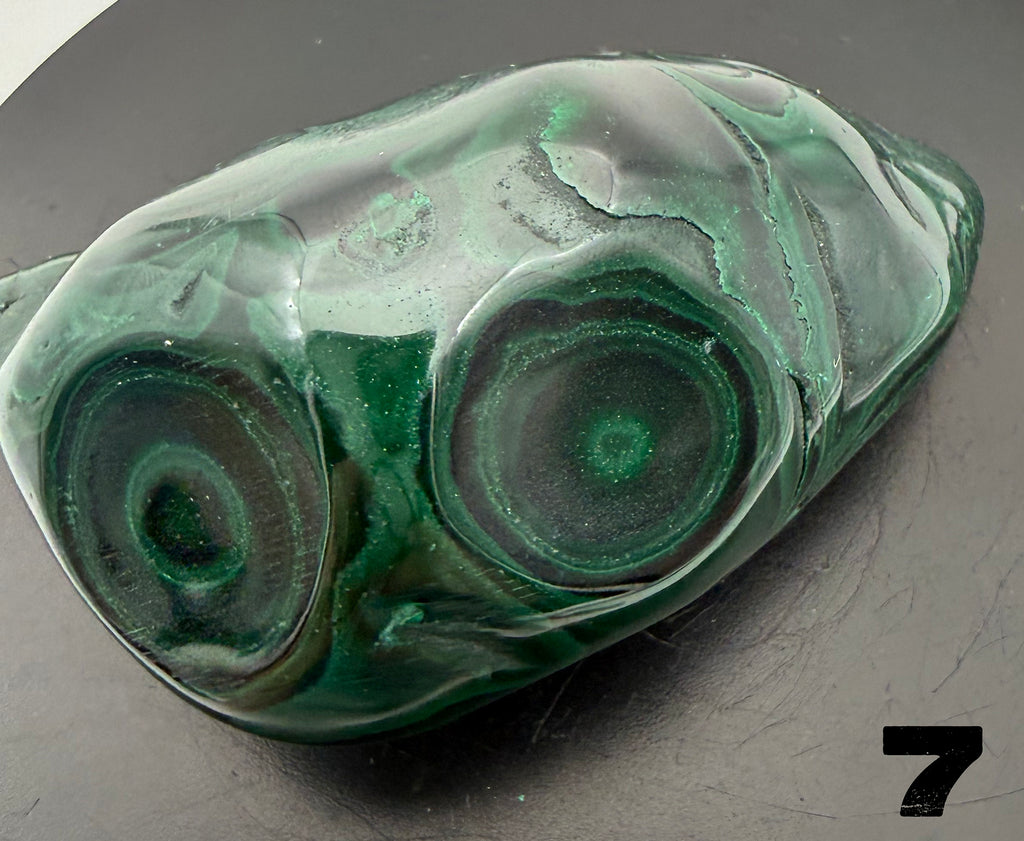 Malachite (polished) from the Democratic Republic of Congo