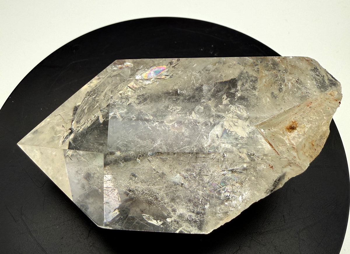 Quartz Root #2 Polished, w/ Wooden Hand carved Stand QP02092526