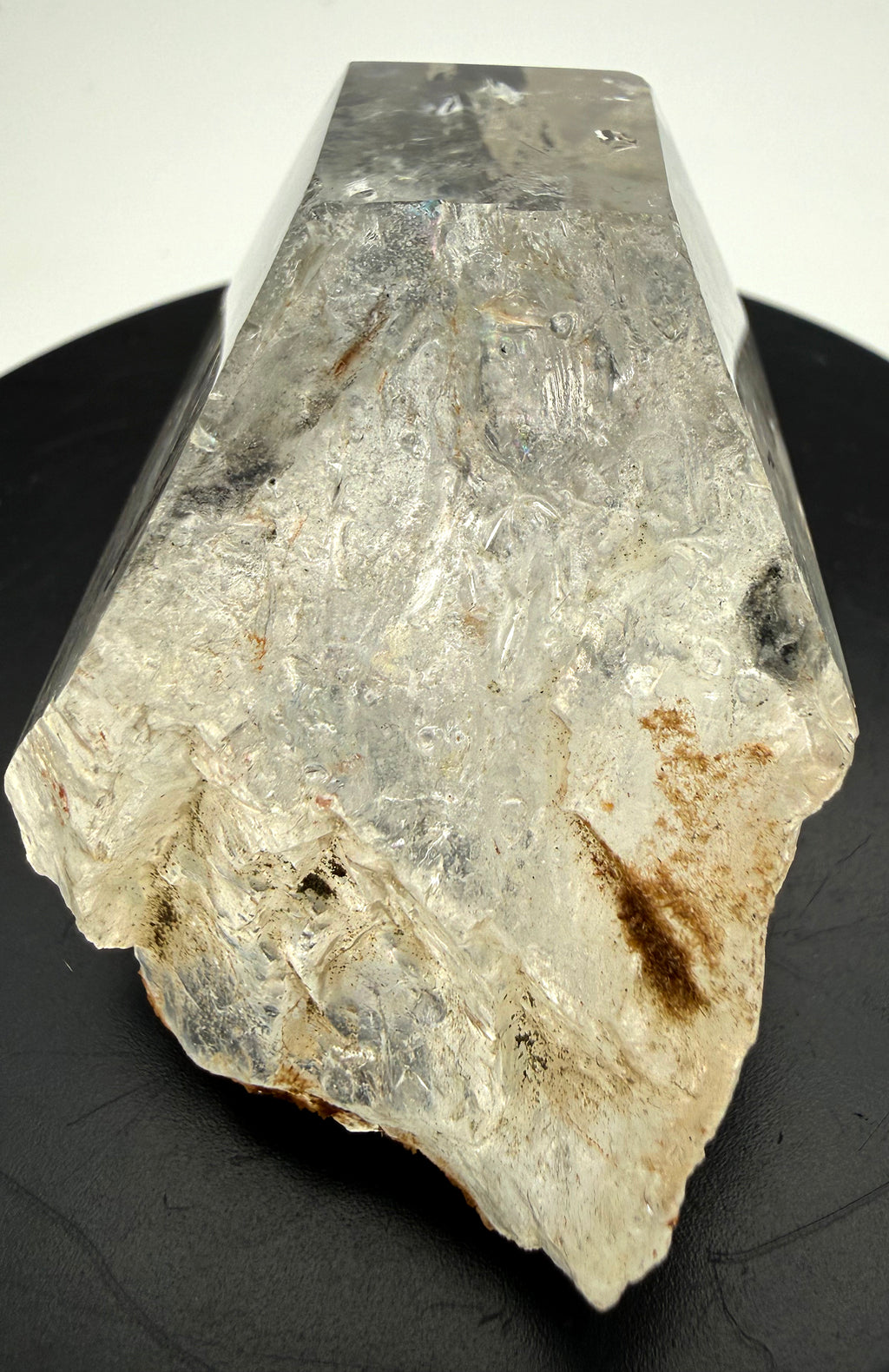 Quartz Root #2 Polished, w/ Wooden Hand carved Stand QP02092526