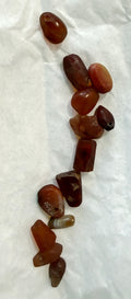 Ancient Carnelian & Agate Bead Collection 26g Agate, Carnelian, Chalcedony
