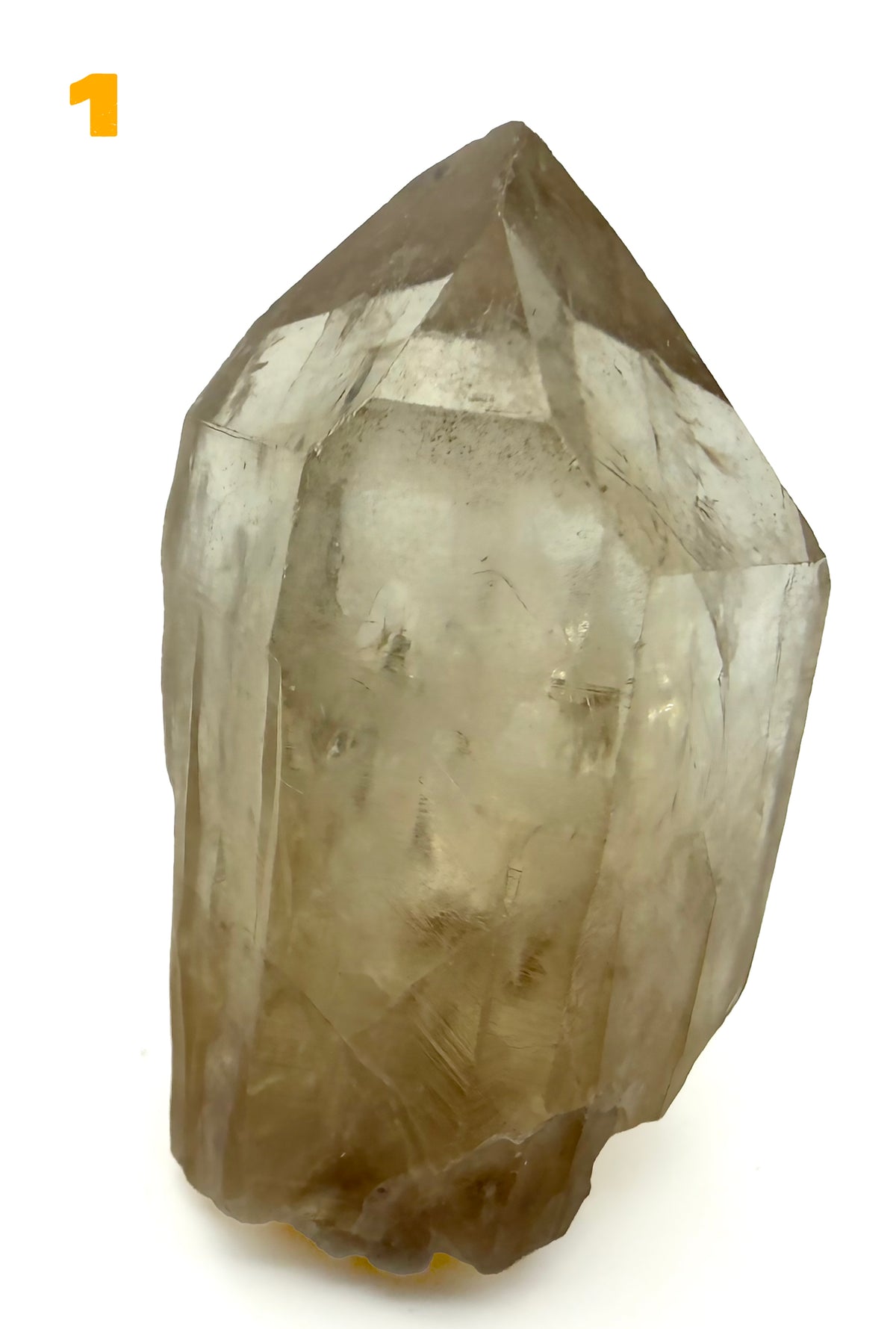 Citrine - aka Kundalini Citrine, Artichoke Quartz from Democratic Republic of the Congo_01