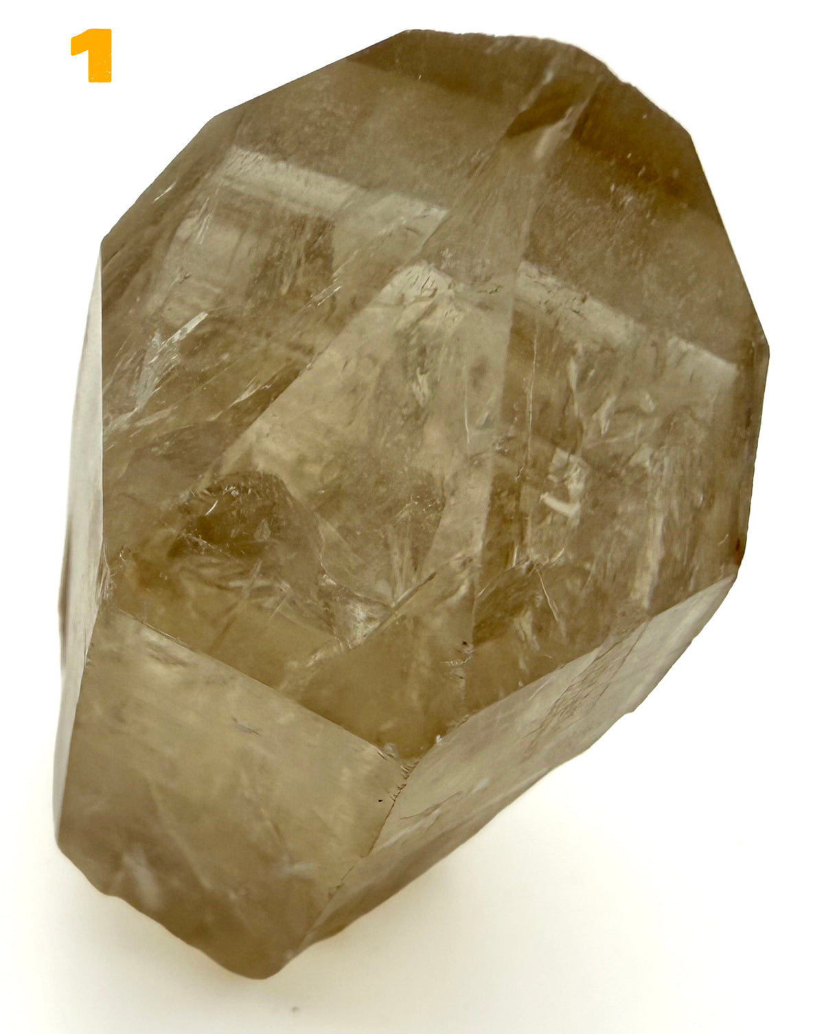 Citrine - aka Kundalini Citrine, Artichoke Quartz from Democratic Republic of the Congo_01