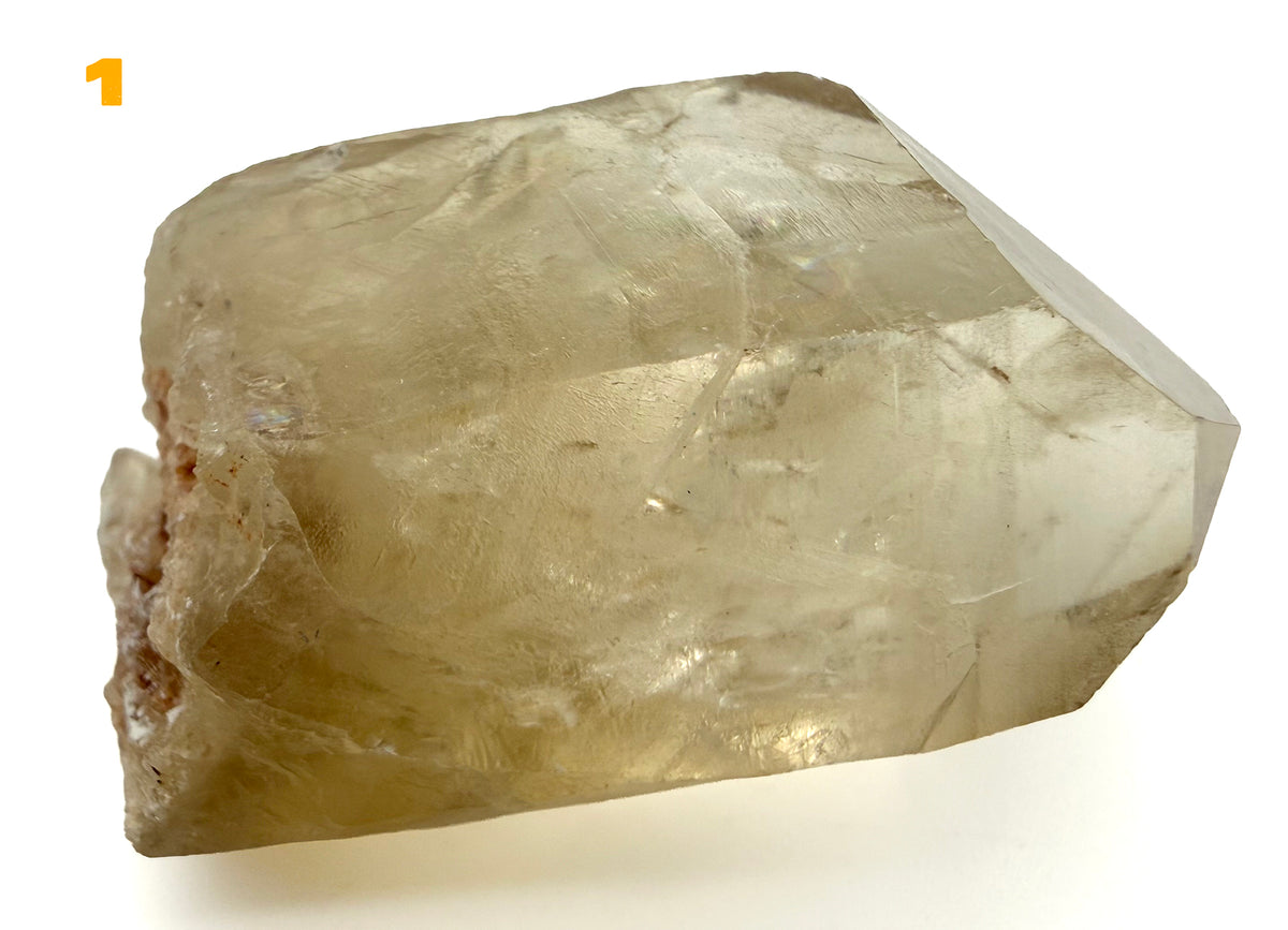 Citrine - aka Kundalini Citrine, Artichoke Quartz from Democratic Republic of the Congo_01