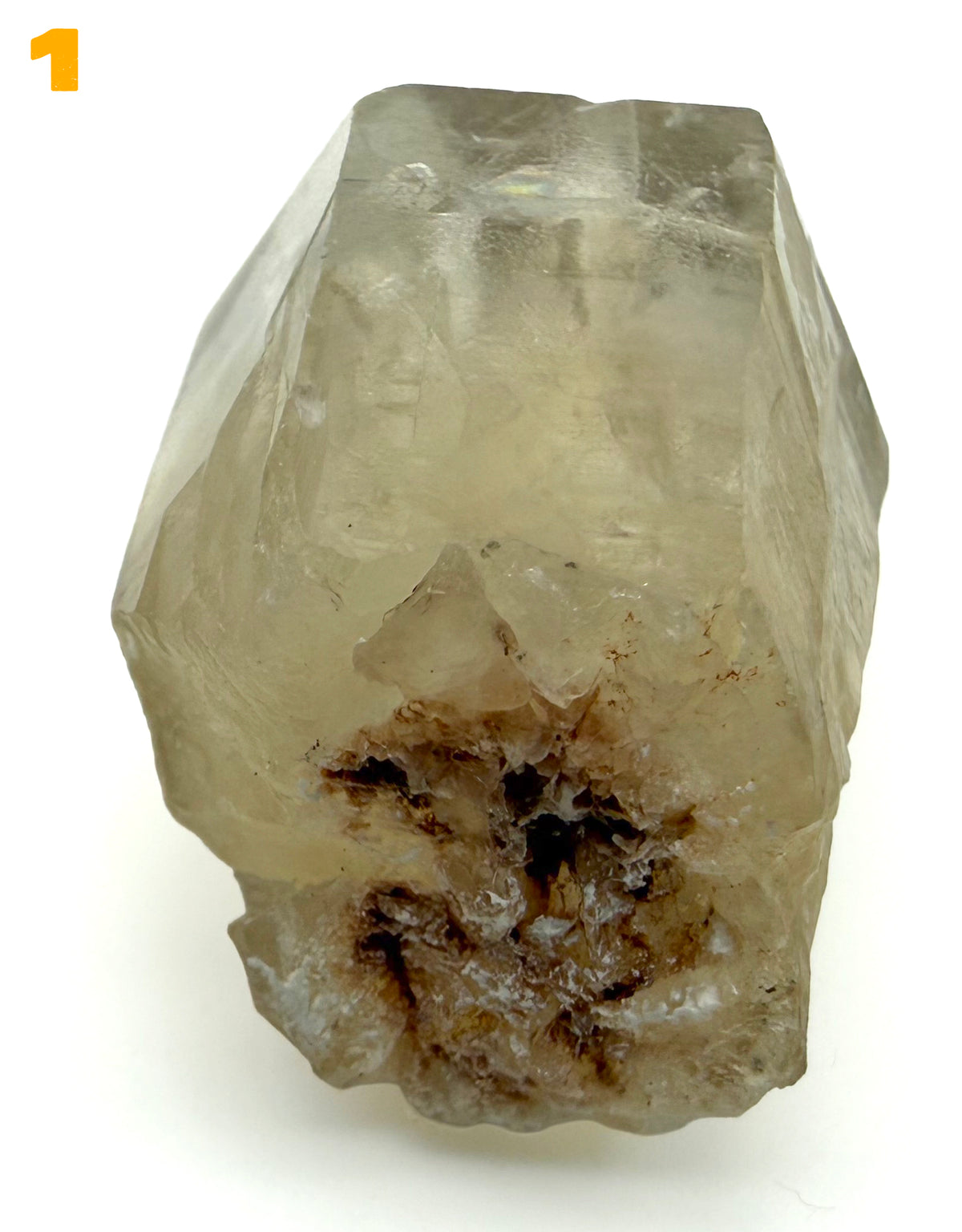 Citrine - aka Kundalini Citrine, Artichoke Quartz from Democratic Republic of the Congo_01