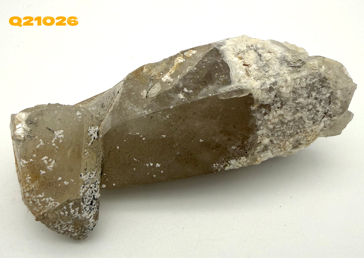 Quartz - Smoky Quartz/Hyalite Opal from Namibia, Erongo Mountains 021026QZ