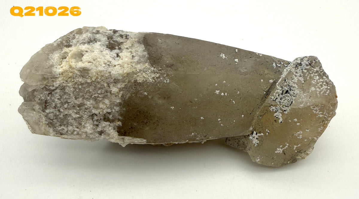 Quartz - Smoky Quartz/Hyalite Opal from Namibia, Erongo Mountains 021026QZ