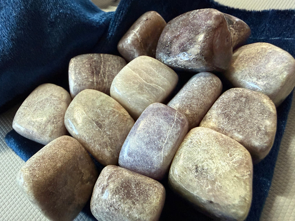 Lepidolite from Brazil - Tumbled (half pound lots)