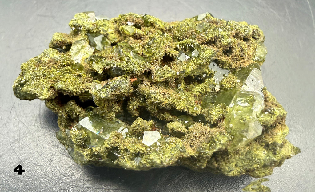Epidote - Epidote with Quartz from Pakistan