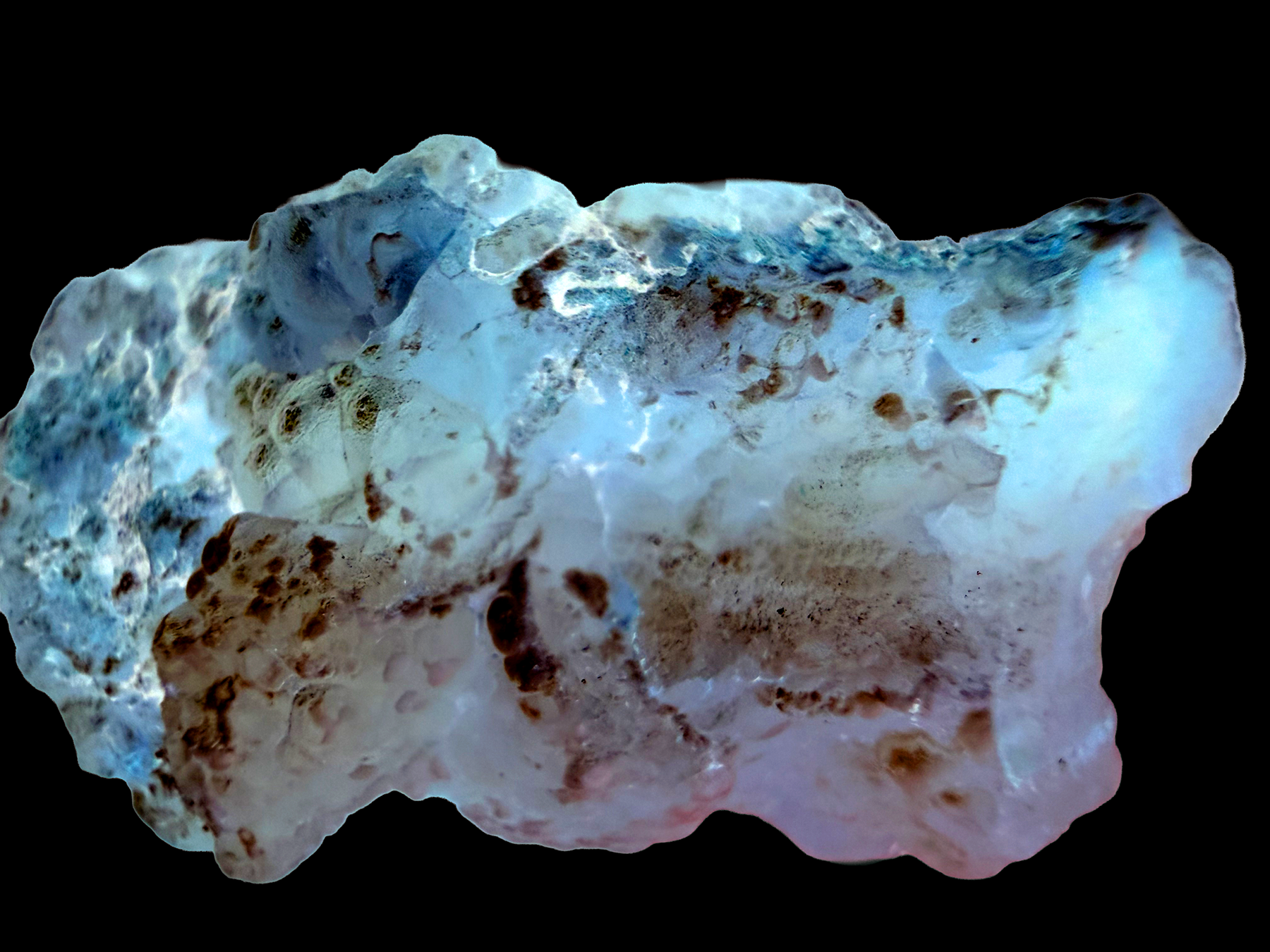 Quartz - Set of 14 Botryoidal Quartz specimens from New York