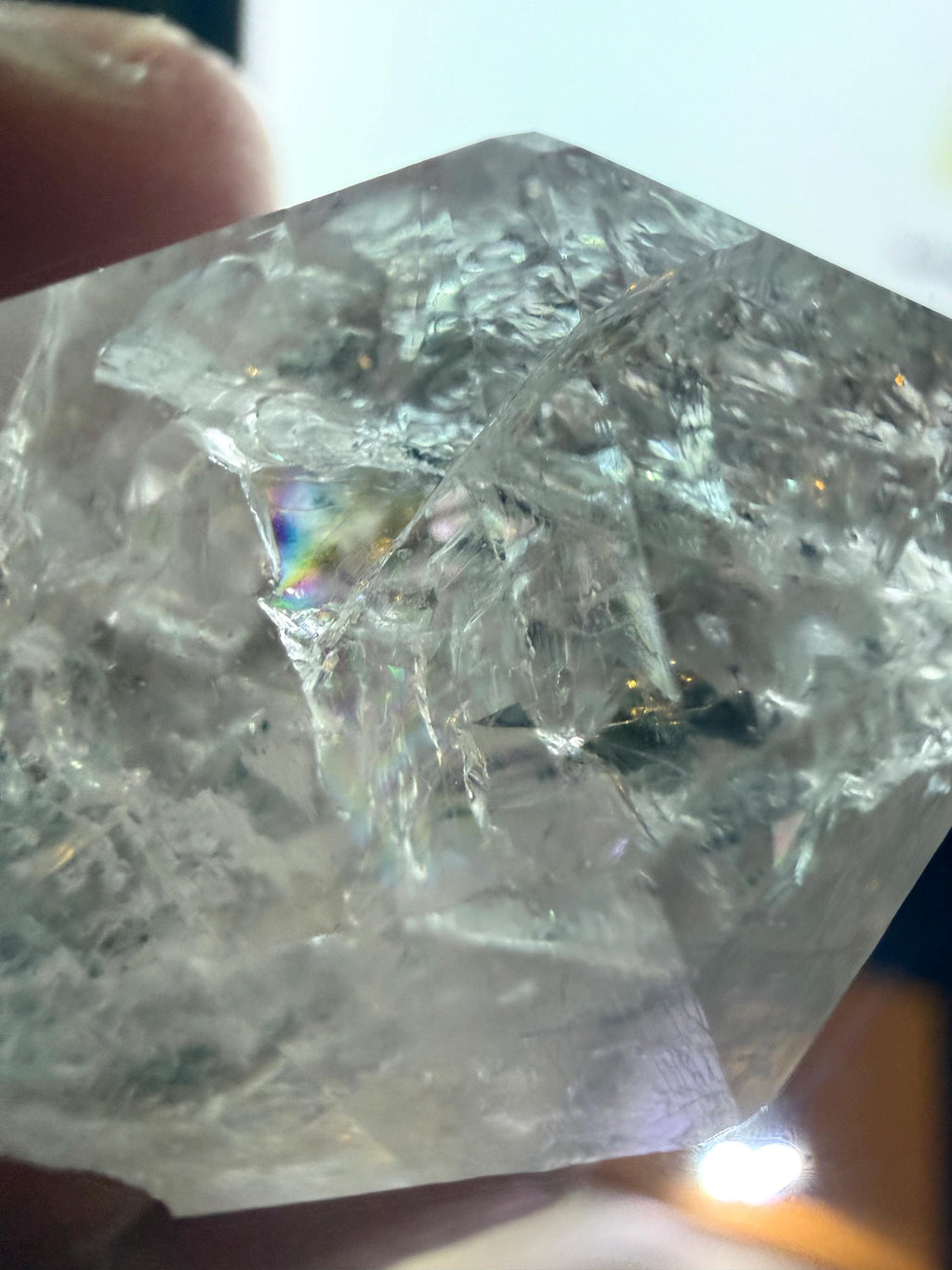 Natural Herkimer Diamond 30g water-clear, mined from Fonda, NY