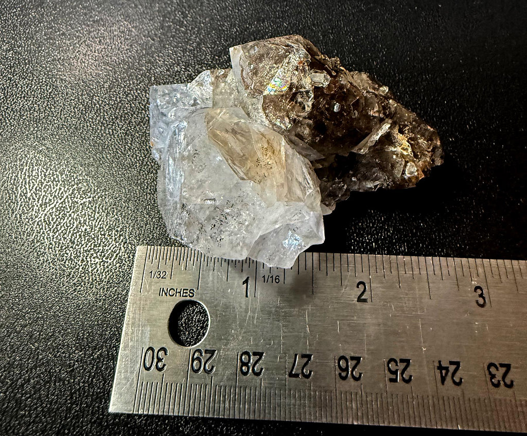 Smoky Quartz and Herkimer Diamond Duo, from NY
