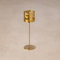 2-in-1 adjustable Candleholder - Sunrise Brushed Brash Plated finish