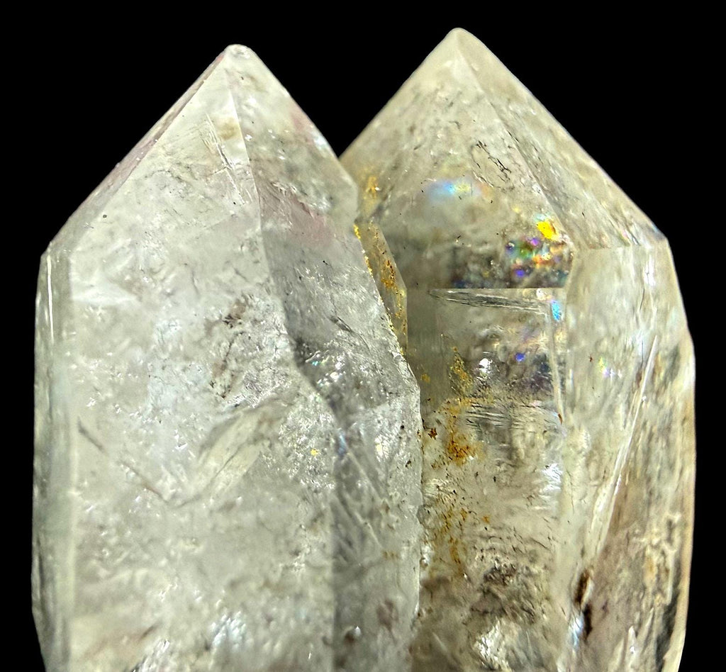 Triple Terminated Herkimer Diamond 21g clear with inclusions, from Fonda, NY, Herkimer area