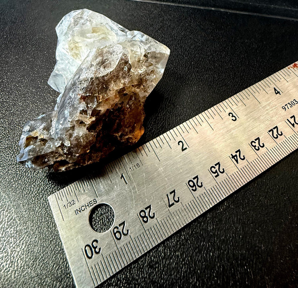 Smoky Quartz and Herkimer Diamond Duo, from NY