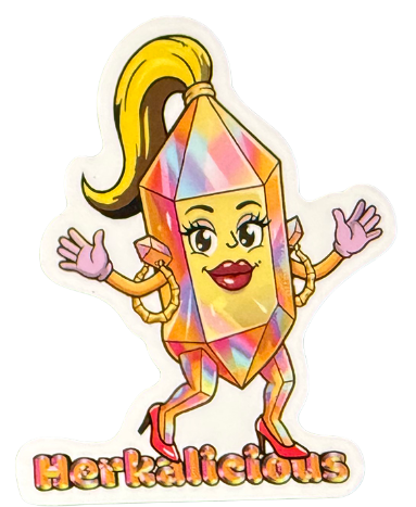 Herkimer Diamond Stickers - For all the HerkHeads!
