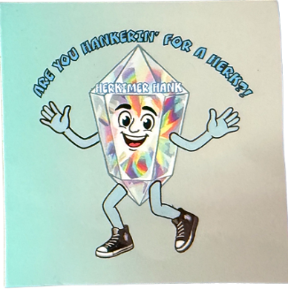 Herkimer Diamond Stickers - For all the HerkHeads!