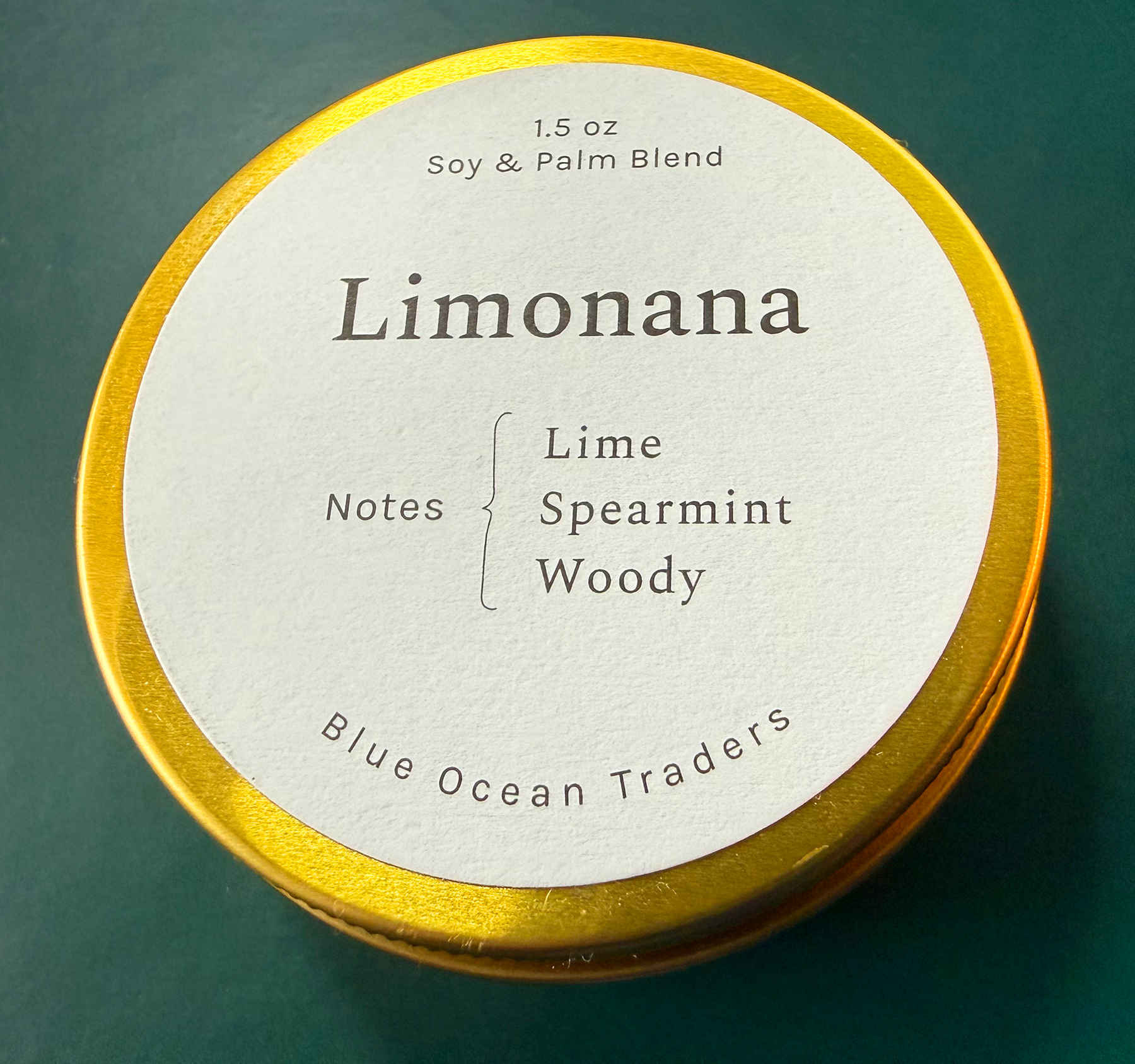 Limonana Candle Travel Tin 1.5 oz