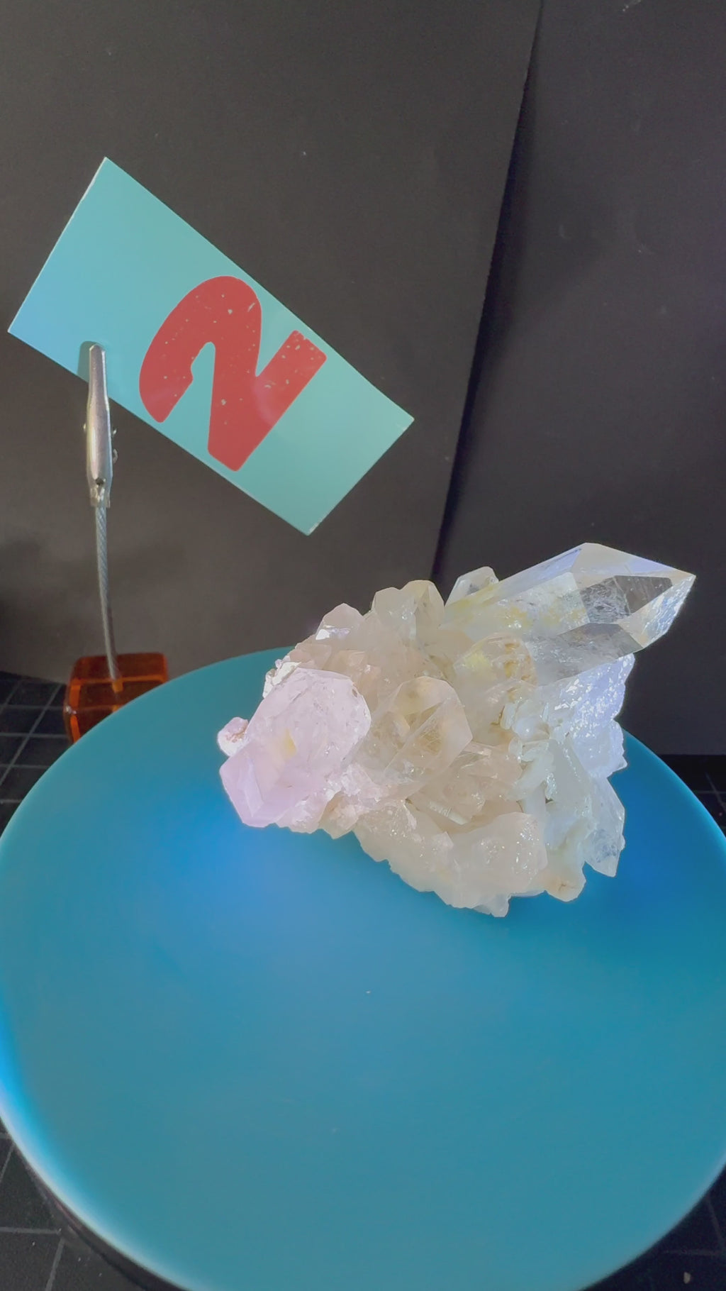 Clear Quartz Clusters & Single Points 1-5