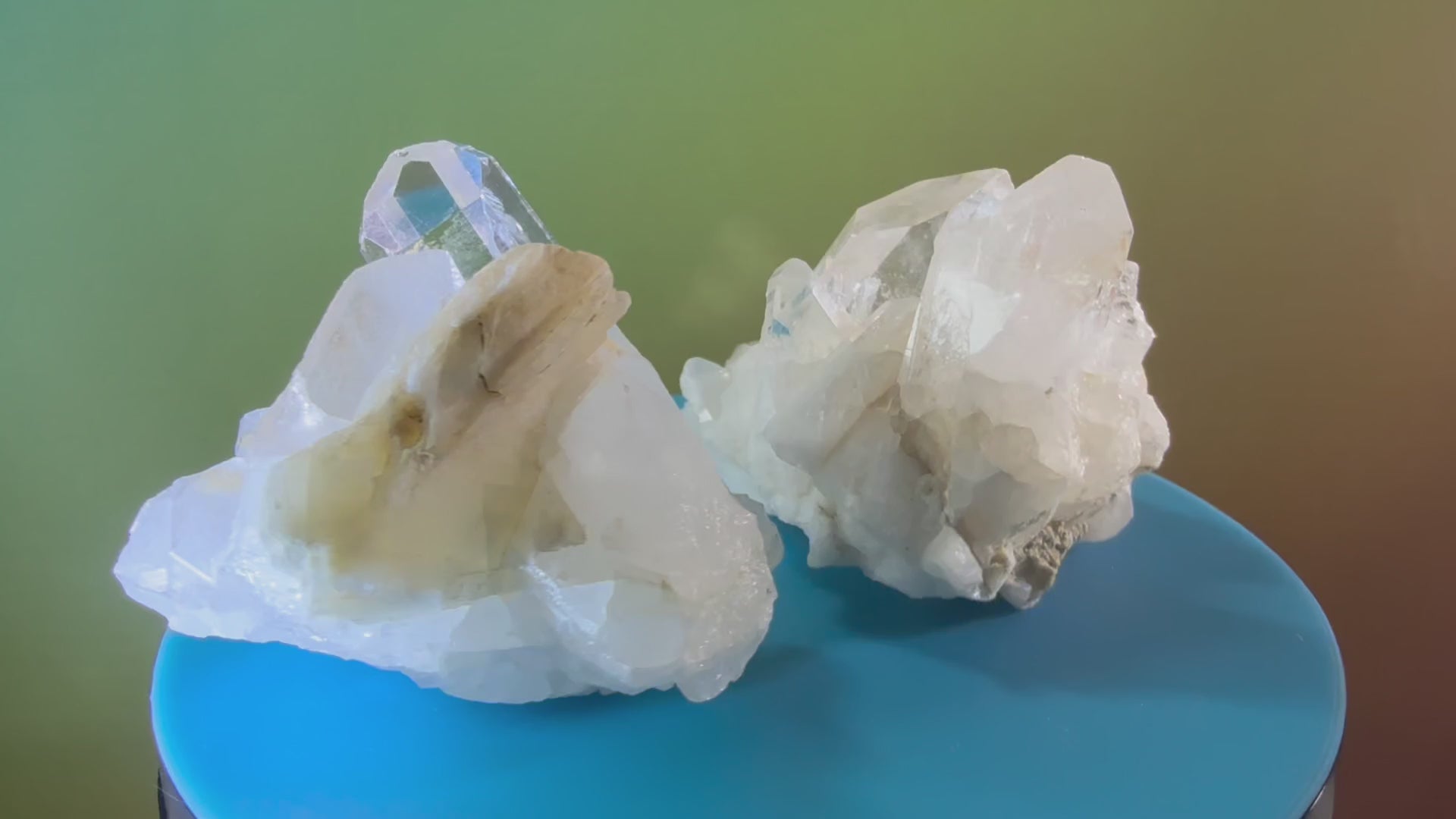 Clear Quartz Clusters Duo Lot 9