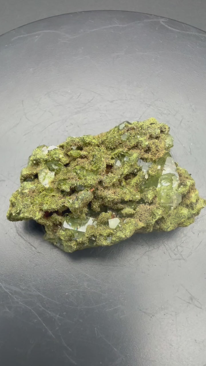 Epidote - Epidote with Quartz from Pakistan